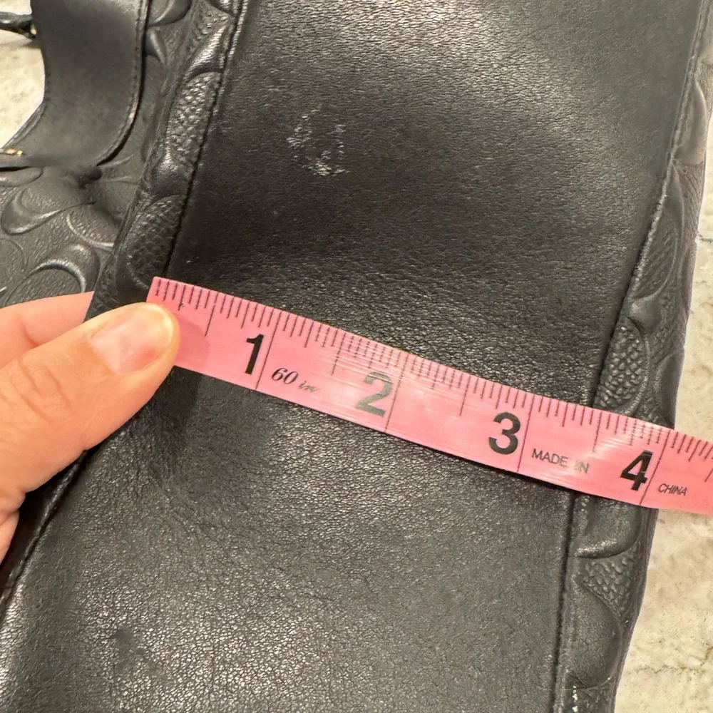 Coach Lexy Shoulder Bag in Signature Black Leather See Description - Picture 10 of 10